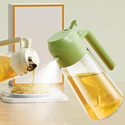 2-in-1 Glass Oil Sprayer & Dispenser