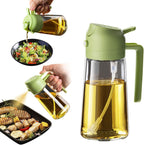 2-in-1 Glass Oil Sprayer & Dispenser