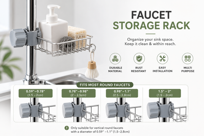 Kitchen Sink Faucet Organizer